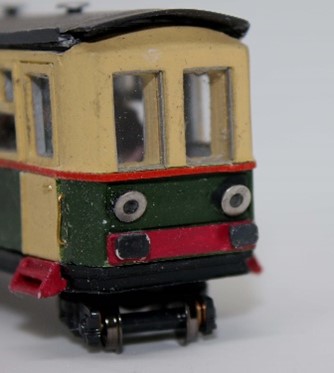 Achterwand van de bijwagen Achterwand van bijwagen