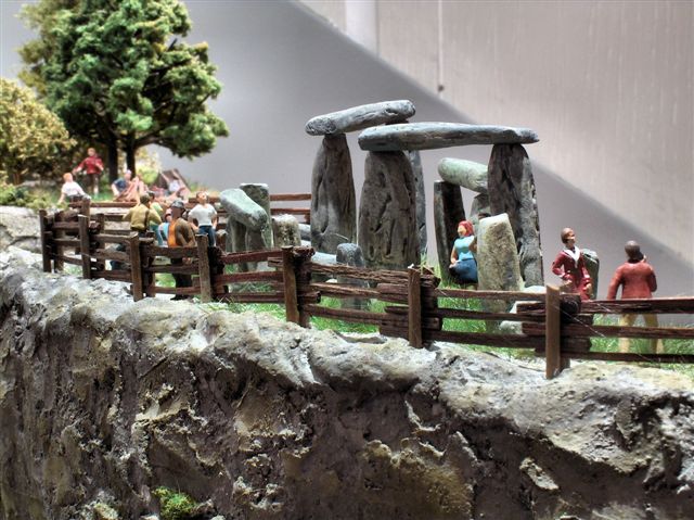 Stone Henge op de modelbaan